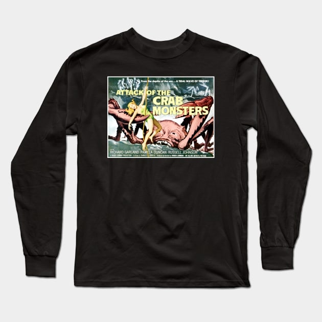 Attack of the Crab Monsters (1957) Long Sleeve T-Shirt by Scum & Villainy